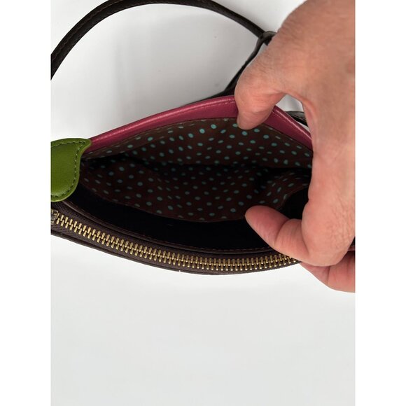 Chala Owl Crossbody Purse Women’s Pink Faux Leather Whimsical Small Bag - Picture 9 of 11